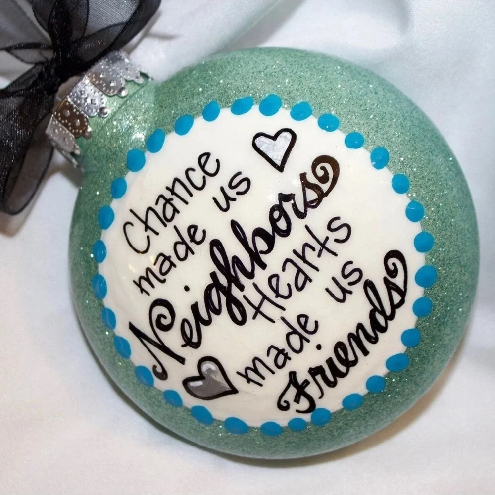 Neighbor Ornament, Perfect Personalized Holiday Gift for Your Favorite Neighbors